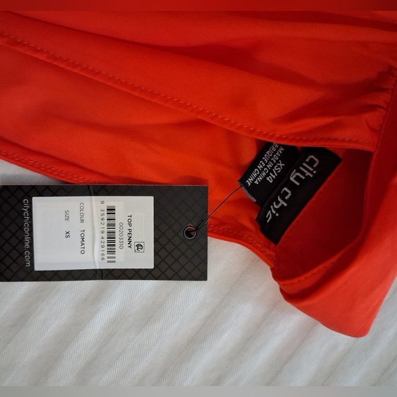Orange Halter Top Size 14 - NWT - Picture 7 of 11